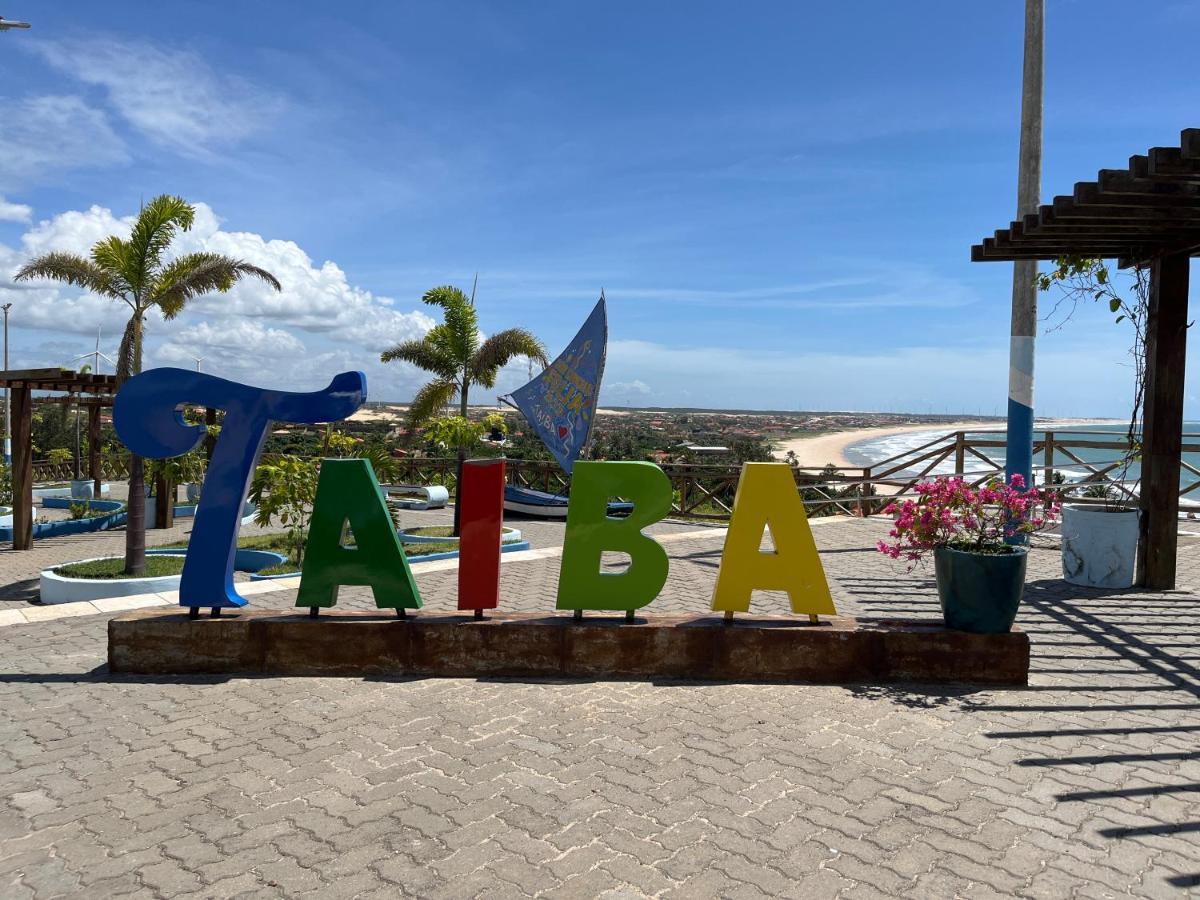 Flat Praia Da Taiba - Com Vista Mar Экстерьер фото